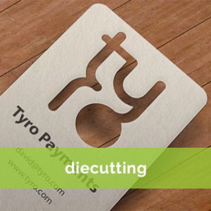 diecut business card printing