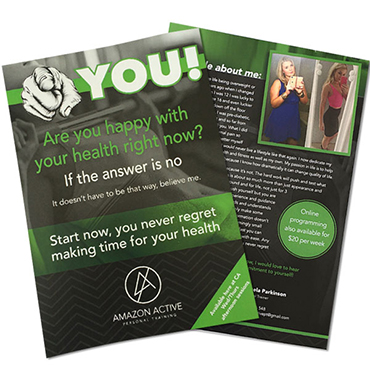 double sided A5 flyer printing