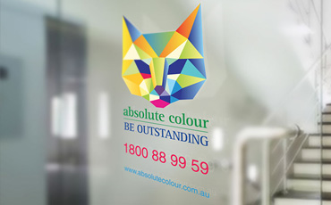 clear window sticker printing digital online Absolute Colour