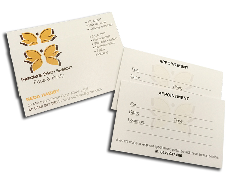 salon appointment cards Archives - Absolute Colour Printing Services Sydney