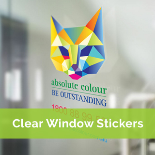 clear window stickers