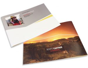 12pp A4 landscape booklet printing CV Australia