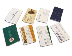 Standard business card printing