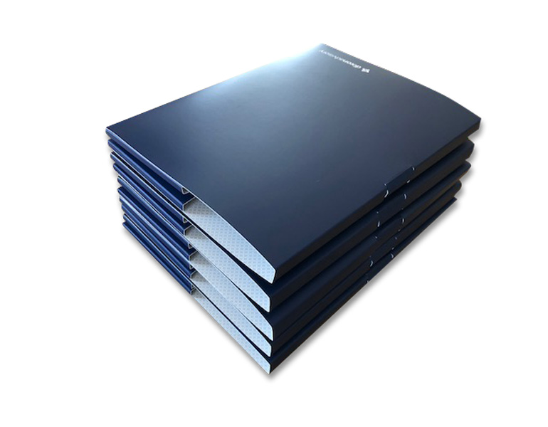 Printed PVC Leatherette Presentation Folders