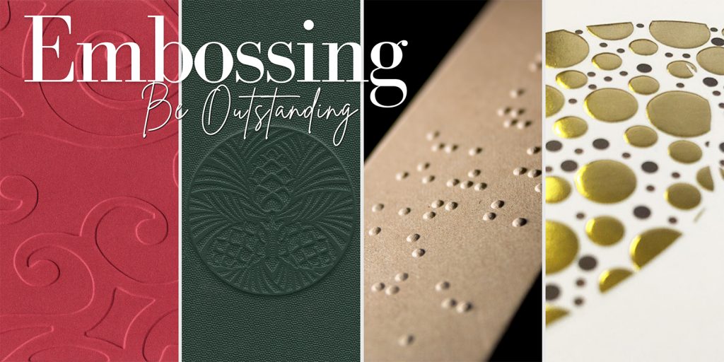 Custom Blind Embossed Cards, Embossed Business Cards, Braille Gold Foil Emboss Business Card Printing