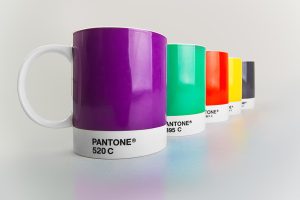 Pantone Spot Colour Business Card Printing PMS colours on mugs